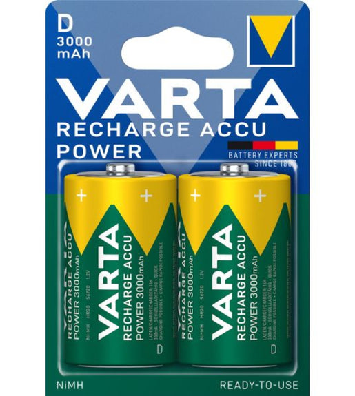Varta 56720BP2 D Size  Rechargeable Batteries - Pack of 2