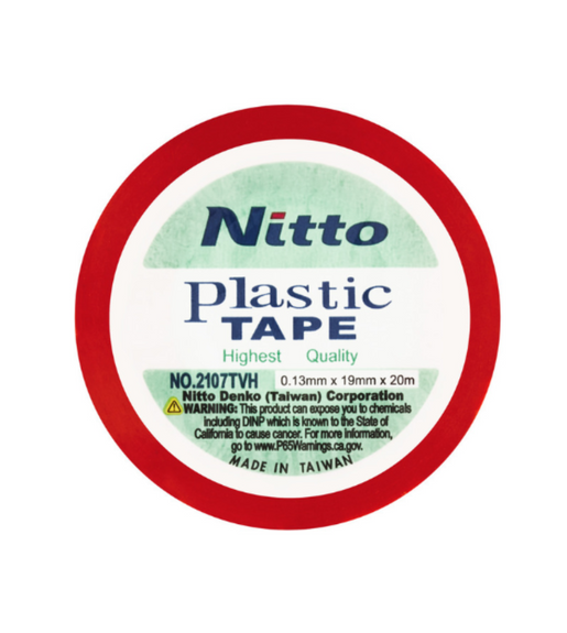 Nitto Red PVC Electrical Insulation Tape (20m)