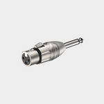 Roxtone RA2XFJM 6.35mm Mono Jack to 3-Pin XLR Female Adapter