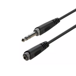 Roxtone SAYC190L3 3.5mm Stereo TRS to 2 x 3-Pin XLR Male Audio Cable (3 Meters)