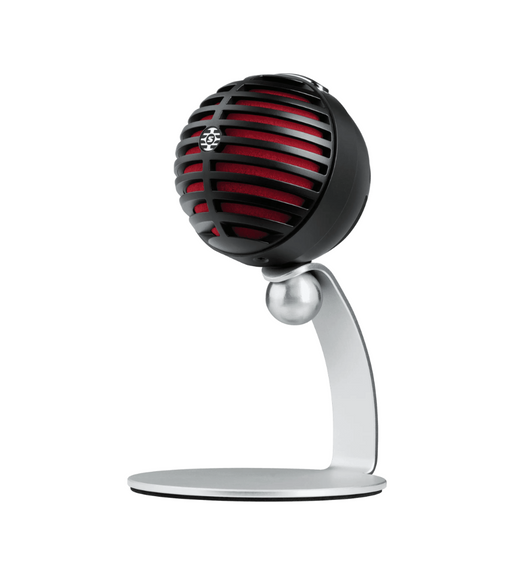 Shure MV5-B-LTG Digital Condenser Microphone - Retro Black