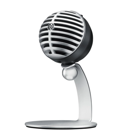 Shure MV5-LTG Digital Condenser Microphone - Retro Grey