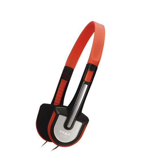 Yoga CD-22 Lightweight Stereo Headphones (Red)