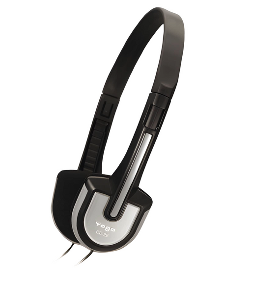 Yoga CD-22 Lightweight Stereo Headphones (Black)