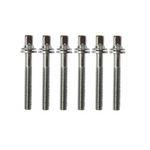 Pearl T055/6 Drum Tension Rods - W7/32″ x 28mm (Pack of 6)