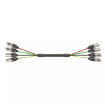 Roxtone MUC400L3 4-Channel XLR Male-Female Link Cable - 3m