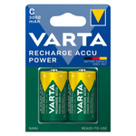 Varta 56714P2 Recharge Accu Power 1.2V C Size 3000 mAh Batteries - 2 Pack