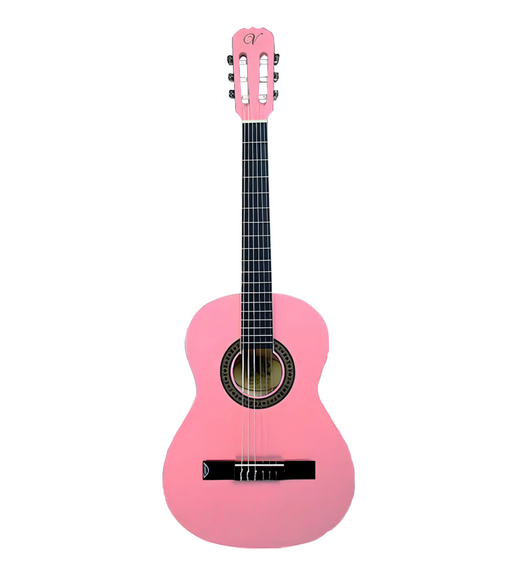 Vizcaya VC-134-Pink 34-Inch 1/2 Size Classical 6-String Guitar - Pink