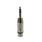 Kentech SA066 3-Pin XLR Female to 6.35mm Stereo TRS Jack Adapter