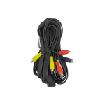 Kentech PCC44T50 4-Way RCA Male to 4-Way RCA Male Audio/Video Cable (5 Meters - Black)