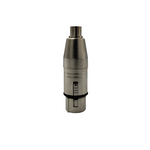 Kentech SA077 3-Pin XLR Female to 1 RCA Female Audio Adapter