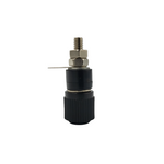 Kentech HT10563B 4mm Nickel-Plated Audio Binding Post Terminal (Black)