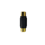 Kentech SA129P1 1 RCA Female to 1 RCA Female Inline Coupler Adapter (Gold P1)