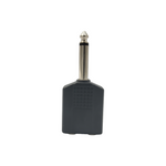Kentech CJP5010 6.35mm Mono Male Plug to Dual 6.35mm Mono Female Sockets Audio Splitter