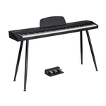 Keynote PKN-88 Portable 88-Key Digital Piano with Stand & 3-Pedal Unit (Black)