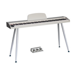 Keynote PKN-88 Portable 88-Key Digital Piano with Stand & 3-Pedal Unit (White)