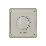 Kentech HVC815R 15W 8-Ohm Rotary Wall-Mount Volume Control (White)