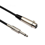 Kentech HEF21220P1 XLR Female-to-6.35mm Mono Jack Audio Cable (20 Meters)