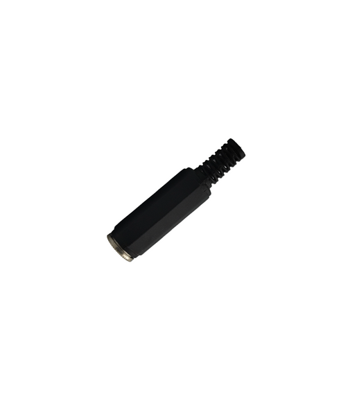 Kentech JX3032A 6.35mm Mono Inline Socket (Black Plastic)