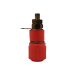 Kentech 28151860 Standard 4mm Nickel-Plated Binding Post – Red