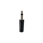 Kentech CJP8065 3.5mm Mono Male Jack Plug with Black Plastic Housing