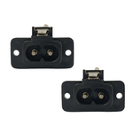 Kentech TF3018P2 2-Pin Figure 8 Chassis Socket Switched (Pack of 2)