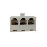 KENTECH C615P1 3-Way Telephone Splitter Adapter (JC-11)