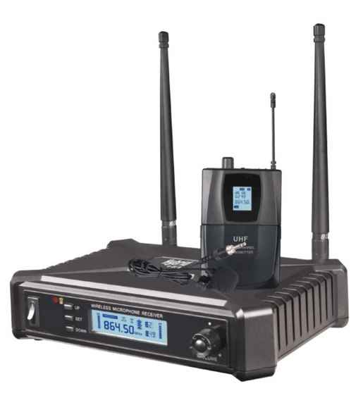 Hybrid MICHYB074 Microphone Wireless Single Lapel Variable Frequency U-SV B