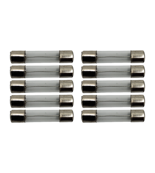 Kentech 20500MFBP10 Fast-Blow Glass Fuses 5mm x 20mm 500mA – Pack of 10