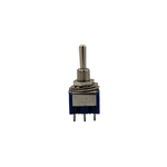 Kentech G078 Miniature DPDT Toggle Switch 6A 125VAC