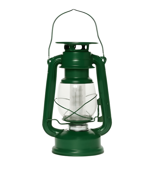 Waco O0004840 Solar Lantern Green (12 White LEDs, 24cm Height)