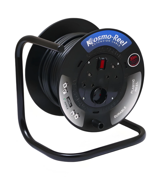 Kosmo-Reel EXRS30 30m Heavy-Duty Extension Reel with Coupler