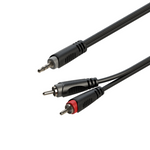 Roxtone SAYC150L3 Smart Series 3.5mm Stereo to 2 x RCA Male Cable (3m)