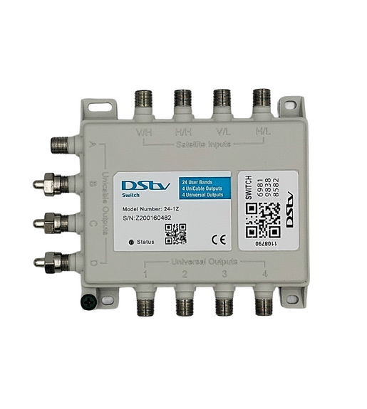 MultiChoice 24-1Z 2x4 MultiSwitch with 2-Way DStv Explora Switch (001-MO1-021)
