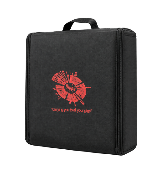 Gipps CDJBAG-LARGE-BLK Large Padded CDJ Carry Bag (Black)