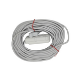 Viper EXT20M 20m Heavy Duty Extension Cord with Coupler Socket (White)