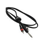 Tecnix TY-SJ-RM-1.5M 6.35mm Stereo Jack to 2 RCA Male Cable (1.5m)