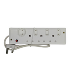 Zapalec MUL007 7-Way Multiplug (4 x 3-Pin + 2 x 2-Pin + 1 x Schuko)