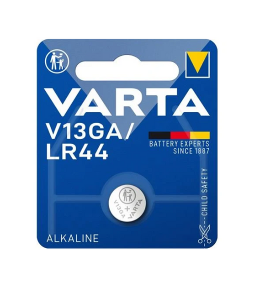 Varta V13GA 1.5V Alkaline Button Cell Battery (LR44)