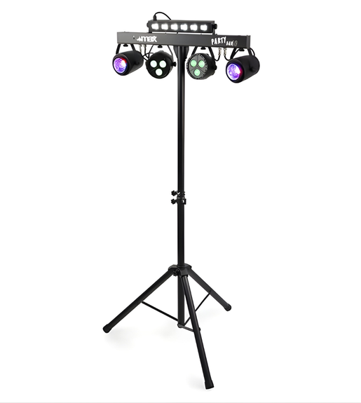 Beamz MAX Partybar 10 Set – 2x Jelly Moon, 2x PAR and UV/Strobe