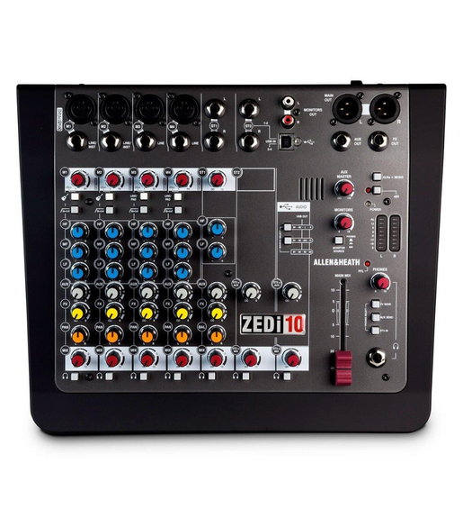 Allen and Heath ZED-10I 10 Channel Mixer with Audio Interface