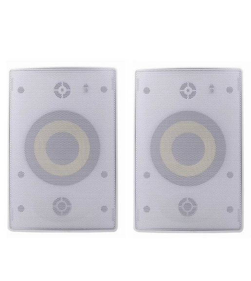 Kentech Hyb147-6wf+6 6.5' 40w 8 ohm Wall Mount Speaker with WiFi White (Pair)