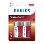 Philips LR14 C Power Alkaline Batteries 1.5V (2 Pack)