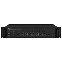 A PLUS AP - 6Z120 PA Mixer Amplifier 120W 100V with 6 Pre Mixer Zones - 