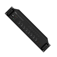 A PLUS AP - 6Z120 PA Mixer Amplifier 120W 100V with 6 Pre Mixer Zones - 