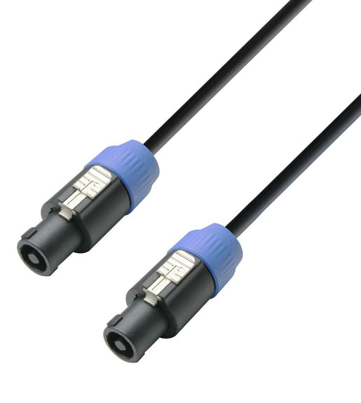 Adam Hall K3S225SS0200 Speaker Cable 2 x 2.5mm Speakon 4 - pole to Speakon 4 - pole 2m - 4049521127069