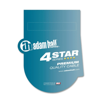 Adam Hall K4YVPP0300 6.3 mm Jack stereo to 2 x 6.3 mm Jack mono audio cable 3m - 4049521119576