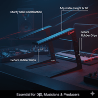Adam Hall SLT001E Laptop Stand Black - 4049521087578