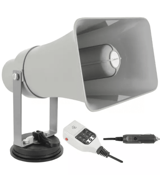 Adastra 952.007AD VM25BT 25W Vehicle Megaphone with USB/SD/BT & Looper - 