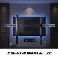 Aerial King 002 - B01 - 130 Heavy Duty Fixed TV Wall Mount Bracket | 32
